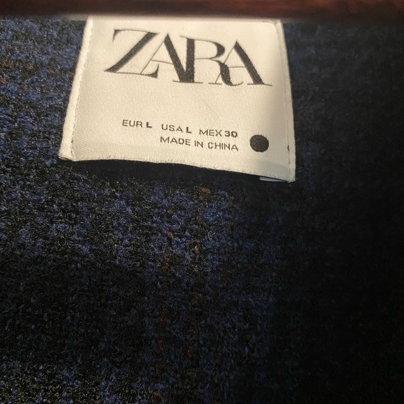Zara black and baby shacket size large - Picture 3 of 3
